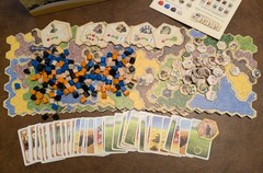 Kingdom Builder Board Game and Nomads Expansion (2012 Spiel des Jahres Winner)