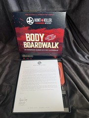 Hunt A Killer: Body on the Boardwalk Complete Murder Mystery Game Played & Reset