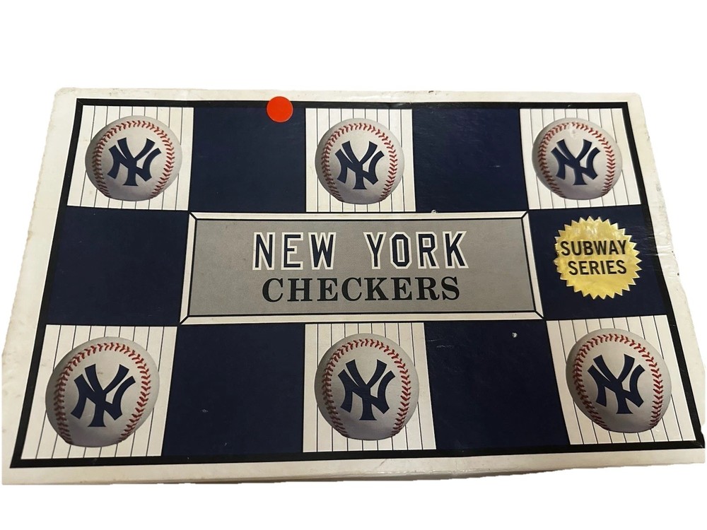 1997 New York Yankees Checkers Game Subway Series vs NY Mets MLB