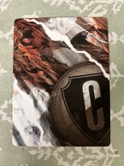 2014 DC Comics Crisis 1 Deck Game Animal Man Oversize Super Hero Card!