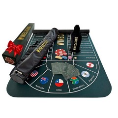 WINECASINO Educational Sensory Adult Party Board Game Mat Gift for Geeks 3+ Play