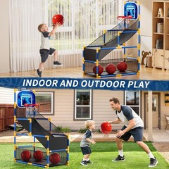 NIPLOOOW Arcade Basketball Game Set for Kids 3-12 Years Old, Kids Basketball …