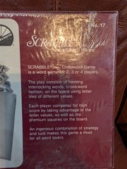 1983 Vintage Selchow & Righter Scrabble Crossword Game 2-4 Players Age 8 – Adult