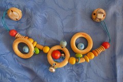 Rattles with Bells, Pullers, Toddler, Kids Toys, Musical Education