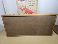 Vtg Mendel Skittles No. 401 Spin Top Bowling Game! Complete, EXCELLENT, w/ Box!