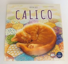 Calico Tile Placement Puzzle Game by AEG with Kickstarter Promo cats