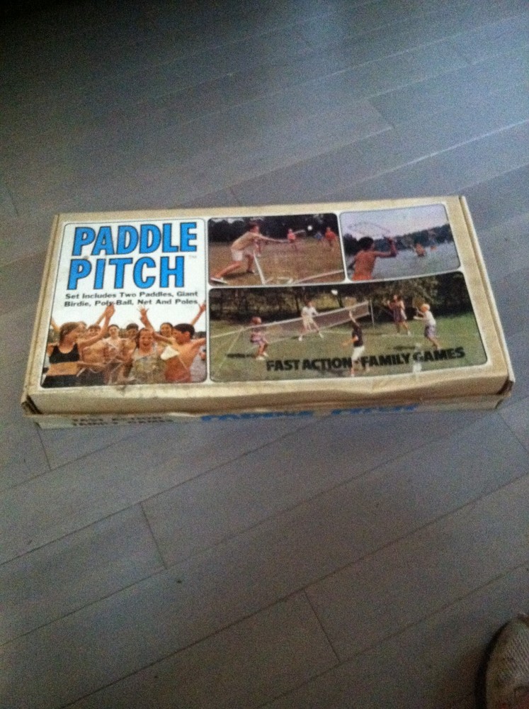 Vintage Paddle Pitch Outdoor Games Rare NOS