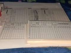 VINTAGE Travel Yahtzee Dice Game COMPLETE 1984 With Score Sheets & Directions