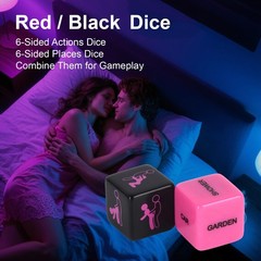Date Night Sex Dice Couple Sex Games 6 PCS, Couples Decision Dice for Romanti…