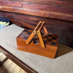 Vintage game set 7 in one 10 1/4” x 6 1/2” x 4”