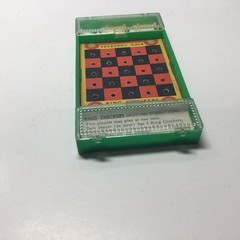 Vintage King Checkers Travel Game Complete With Instructions 5.5” X 3”.