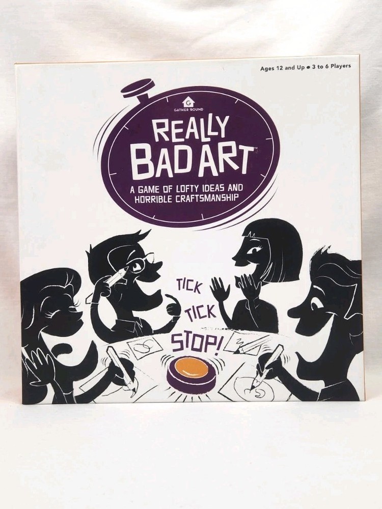 Really Bad Art A Board Game of Lofty Ideas and Horrible Craftsmanship Complete