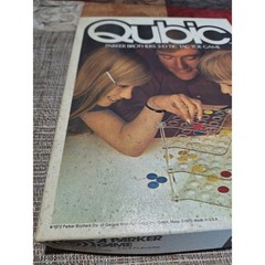 1972 Parker Brothers Qubic 3D Tic Tac Toe Game No. 401 Complete in Box CIB