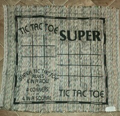 Floor/Table Top Checkers Game + Tic Tac Toe NEW