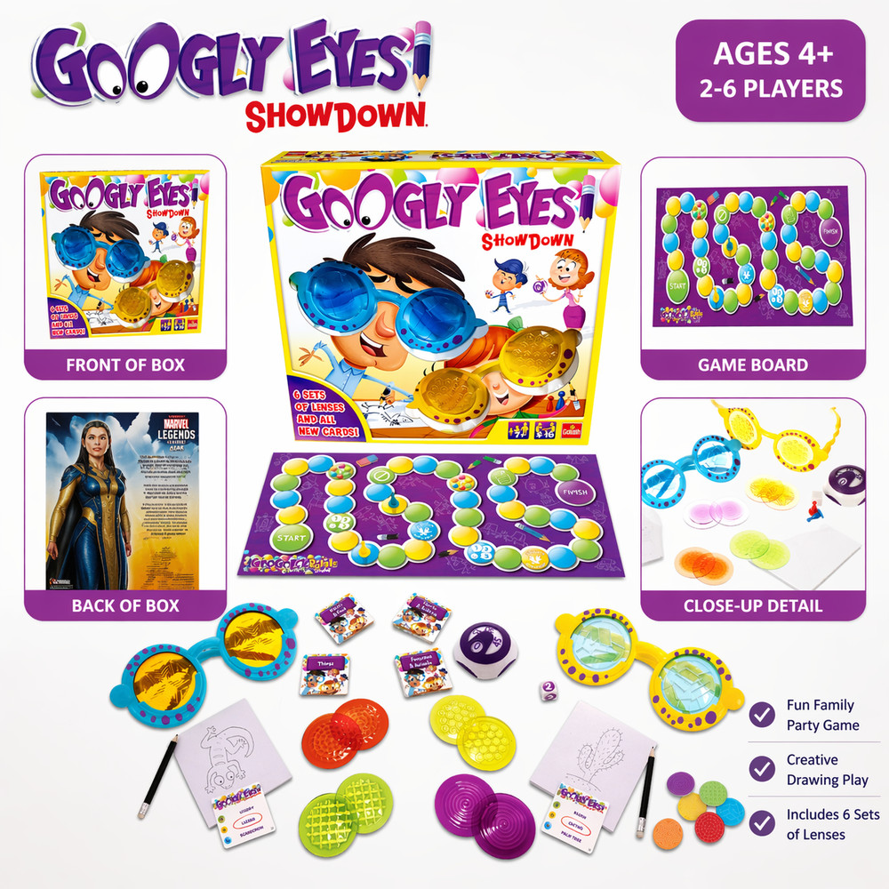 Kids Drawing Game Googly Eyes Showdown Family Fun Party Game