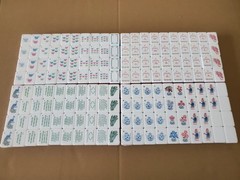 NEW! Vibrant Layered Mahjong Tiles – Full American Set 160Tiles – Dragon Monkey
