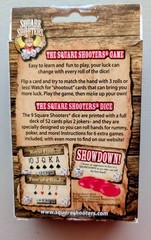 Square Shooters Dice Game The First Deck of Cards on Dice Brand New
