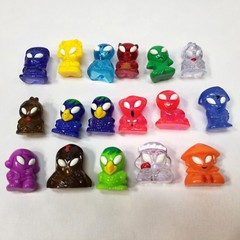 Gogos Crazy Bones Aliens Lot of 17 Vintage Glow In The Dark Glowing Eyes Go Go
