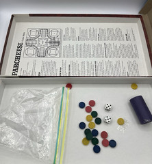 Vintage 1989 Parcheesi Royal Game of India Milton Bradley Complete Wooden