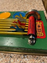Antique GEE WIZ No. 40 Wolverine Supply Toy Metal Horse Racing Game