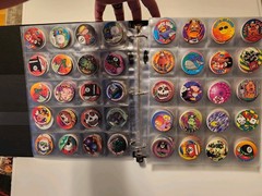 Vintage 90’s Pogs Lot Binder 600+, 3D Mirage Slammer, Pages, Travel Cans, Boxes