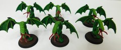 Well Painted FFP Shadows of Brimstone Hell bats miniatures & cards No box (6)