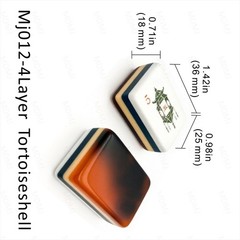 Tortoiseshell 4Layer Mahjong Tiles – American Set 160 Tiles – Beautiful!