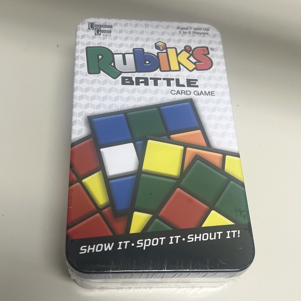 Rubik’s Battle Card Game in Tin University Game Complete Rubiks Cube