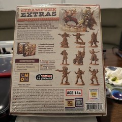 Zombicide: Undead or Alive – Steampunk Extras (Kickstarter Extras) – Brand New!