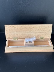 Sterling Games Deluxe Wood Cribbage Board Game Box Set Inlaid Card Peg Storage