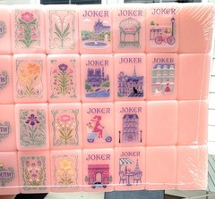 PARIS PINK Acrylic American Mahjong Tiles Set 160 Pcs US Seller Fast Ship NEW