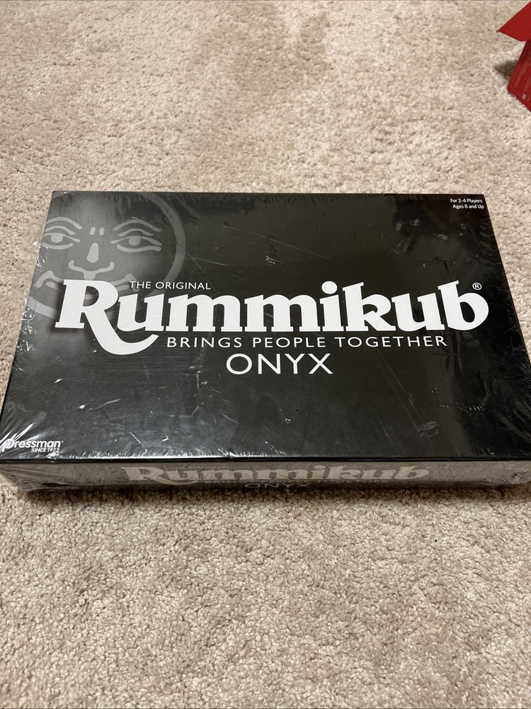 RUMMIKUB Onyx Edition by Pressman Tile Game NEW SEALED