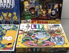The Simpsons Board Game Lot Jeopardy Clue Life 3-D Chess Vintage 4 Games