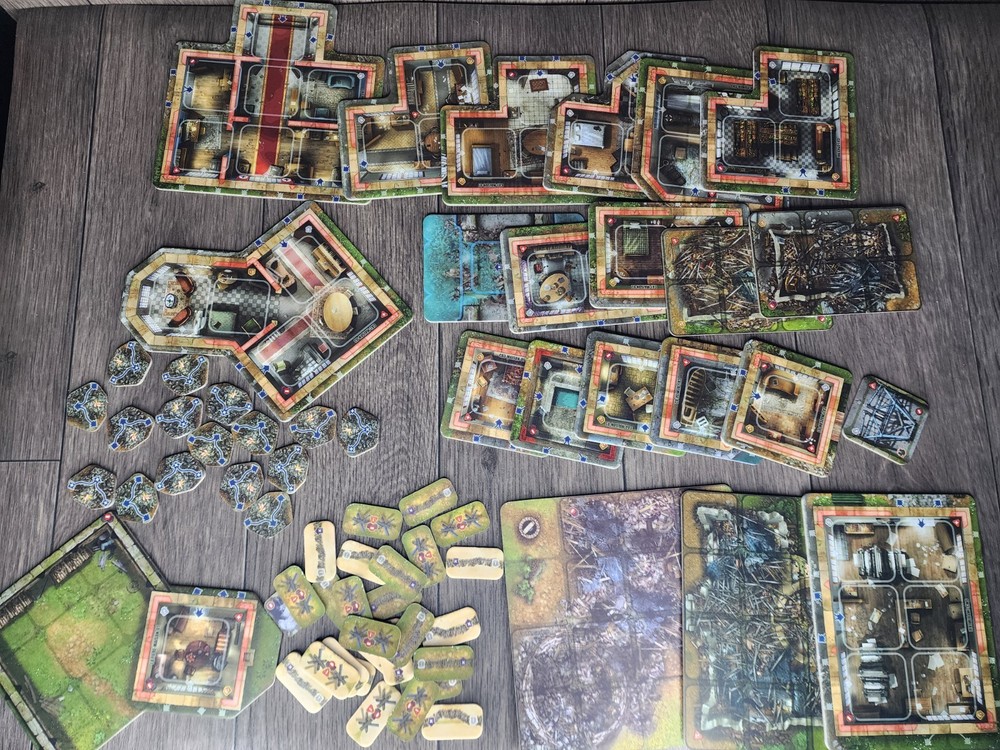 Heroes of Normandie Punchboard Tiles Pieces Expansions Devil Pig Games Lot – #2