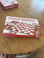 MasterPieces – Coca-Cola – Officially Licensed Checkers Board Game Brand New