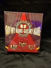 Say My Name – Say My Name Board Game 2004 Ages 12+ 2-6 Teams Sealed Box