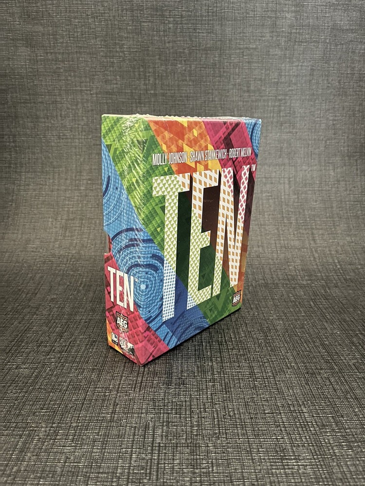 TEN: A Push-Your-Luck & Auction/Bidding Set Collection Game For 1-5 Players