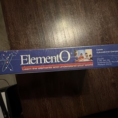 NEW!! 1996 ELEMENTO Periodic Table Learning Educational Board Game Science Fun