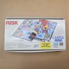 1990 Risk & Castle Risk Parker Brothers – Incomplete Set for Parts/Repair