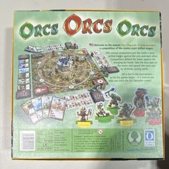Queen Games Orcs Orcs Orcs Fantasy Board Game, Complete, Ages 10+, 2 Players