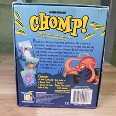 Chomp! Fast & Furious Food Chain Game GameWright Cards Complete No Instructions