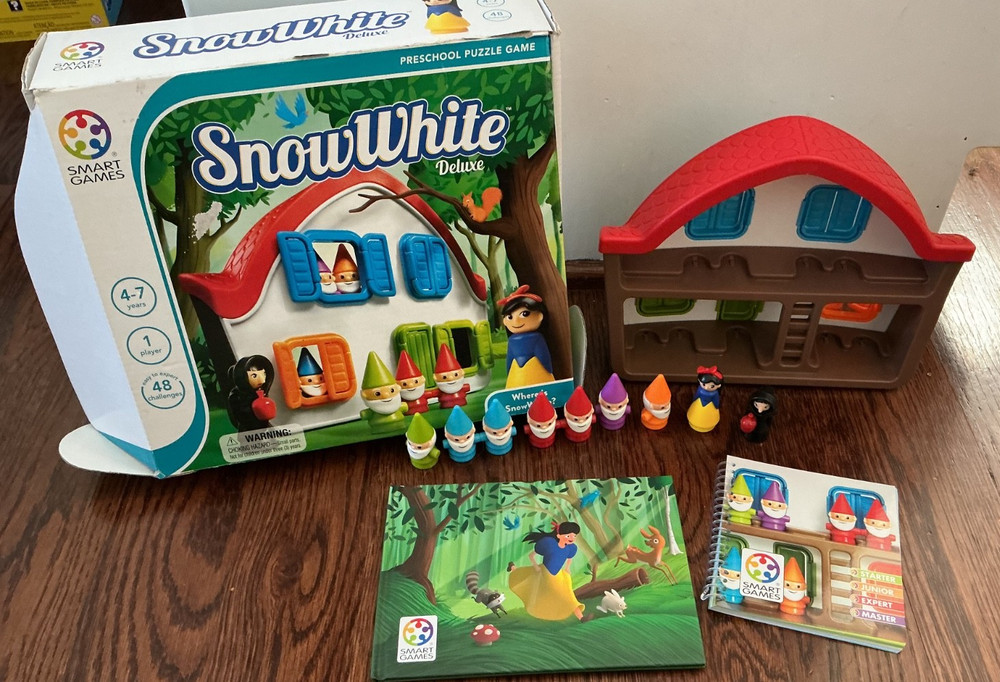 Snow White Deluxe Puzzle Game, SG 024, Smart Games, 4-7 years