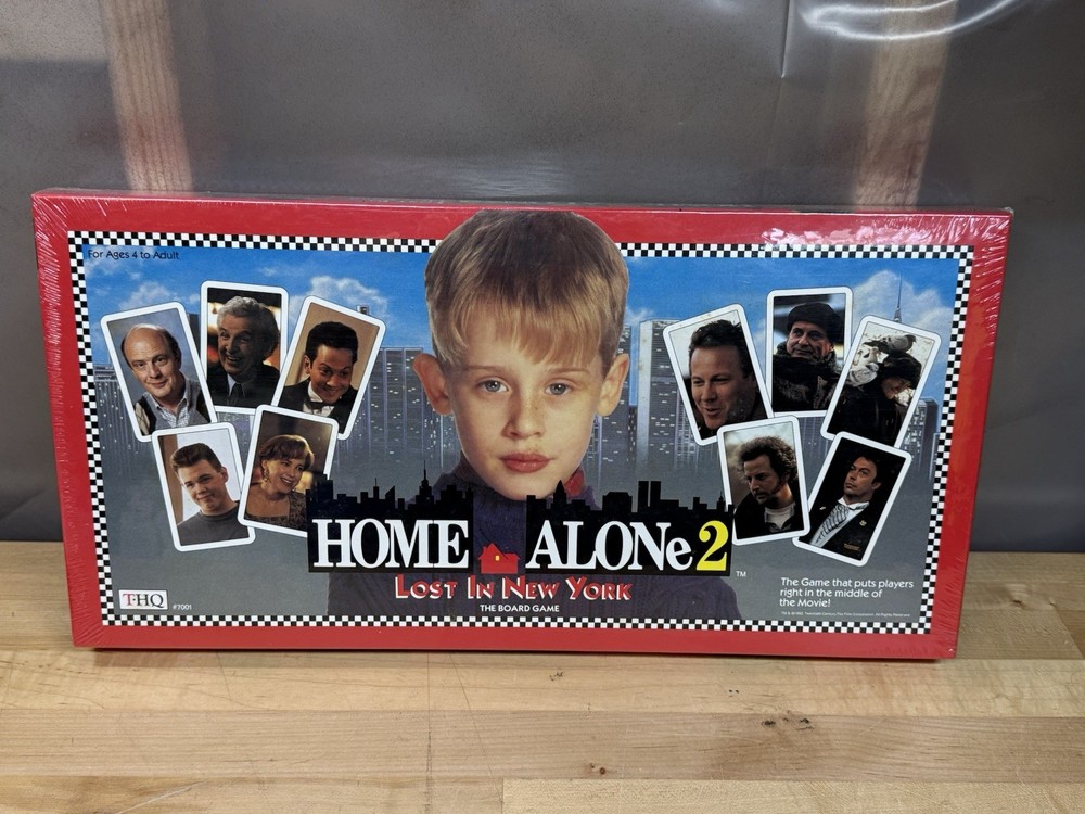 Vintage 1992 Home Alone 2 Lost In New York Board Game SEALED BRAND NEW