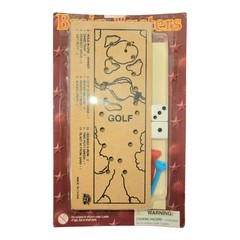 Brain Busters Unisex Kids Teaser Wooden Lightweight Complete Golf Game