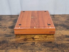 1999 NOBLE GAMES Limited Edition DAVID RIPLEY 66/250 Leather & Wood Backgammon!