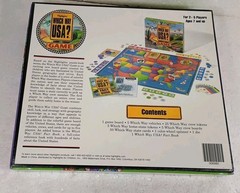 VTG Highlights Which Way USA? Board Game 100% Complete One Torn Corner