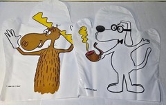 Bullwinkle and Rocky Role Playing Party Game RPG 1988 COMPLETE Unplayed MINT