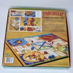Parcheesi The Classic Game of India Milton Bradley Board Game 100% Complete 2001