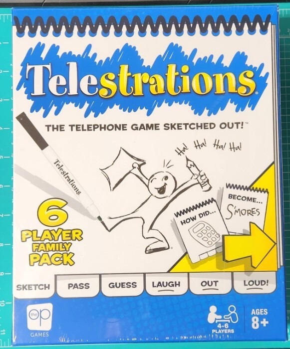 NEW & SEALED – Telestrations Family Party Board Game, 4-6 Players, Ages 8+