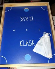 Klask Tabletop Board Game Magnetic Foosball Hockey Battle Denmark Ages 8+ NOB